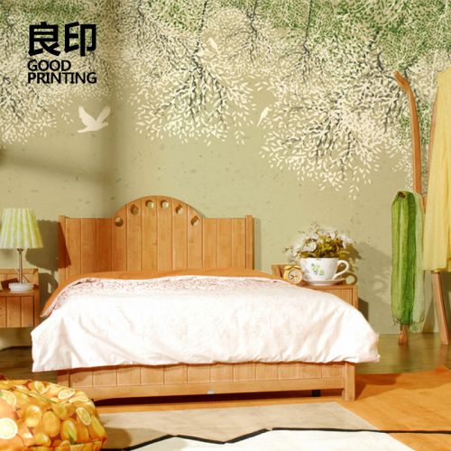 Affiche murale géante GOOD PRINTING American Village - papier peint en soie Ref 2459518