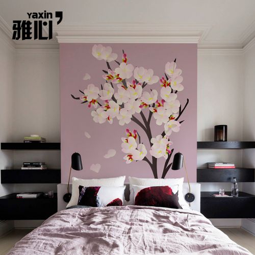 Affiche murale géante moderne chinois - papier peint en soie Ref 2459528