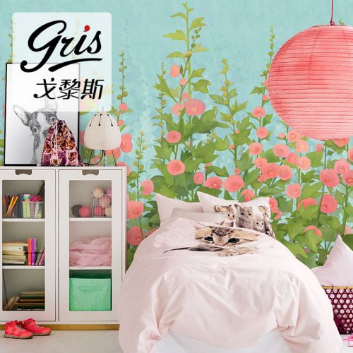 Affiche murale géante GRIS campagne - Ref 2459593