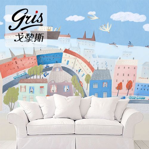 Affiche murale géante GRIS - Ref 2459597