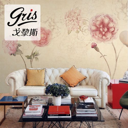 Affiche murale géante GRIS American Village - Ref 2459609