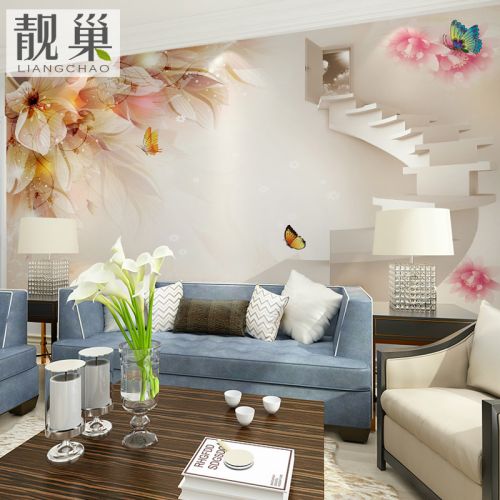 Affiche murale géante LIANGCHAO simple moderne - papier peint en soie Ref 2460596