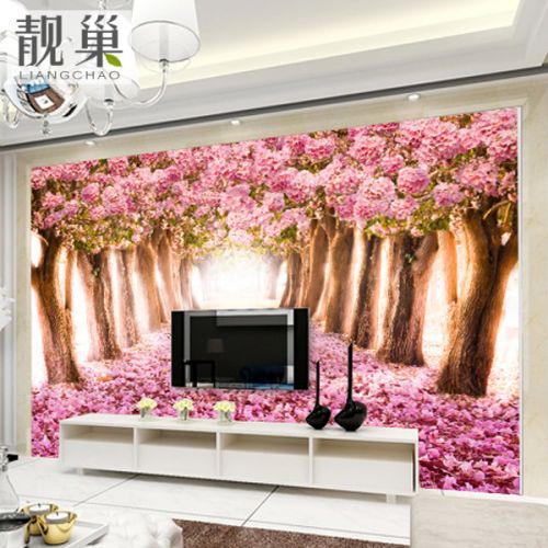 Affiche murale géante LIANGCHAO simple moderne - papier peint en soie Ref 2460623