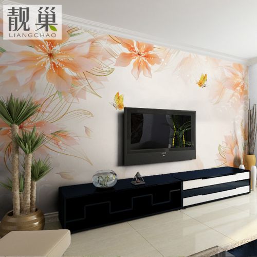 Affiche murale géante LIANGCHAO simple moderne - papier peint en soie Ref 2460625