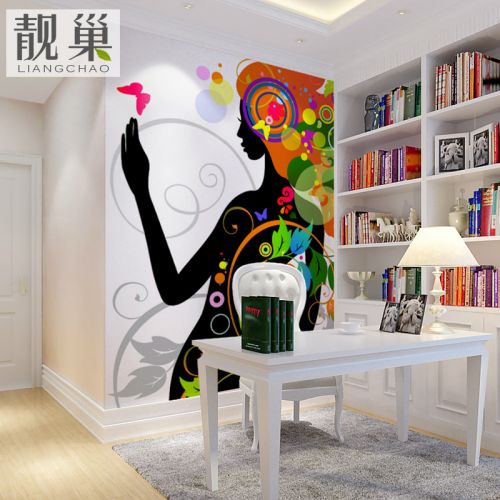 Affiche murale géante LIANGCHAO simple moderne - papier peint en soie Ref 2460705