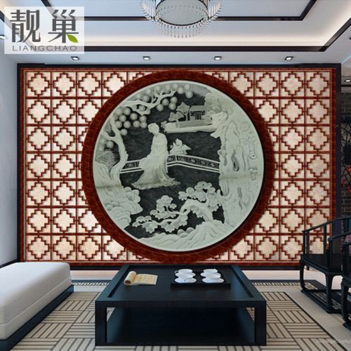 Affiche murale géante LIANGCHAO moderne chinois - papier peint en soie Ref 2460707