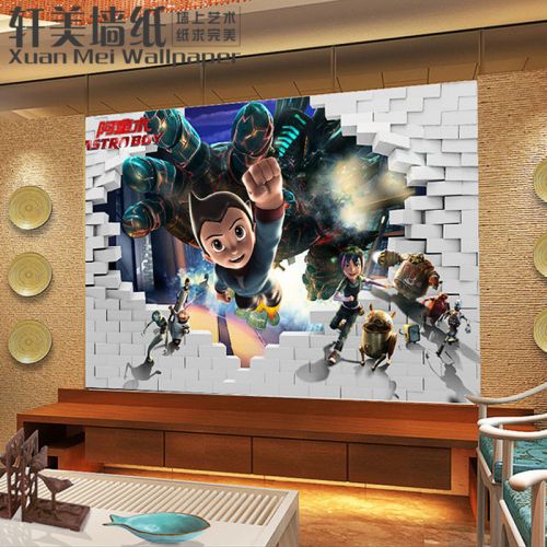 Affiche murale géante XUAN MEI simple moderne - papier peint en soie Ref 2460829