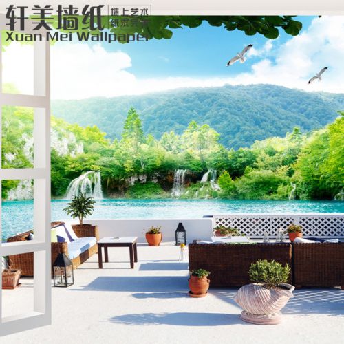 Affiche murale géante XUAN MEI simple moderne - papier peint en soie Ref 2461096