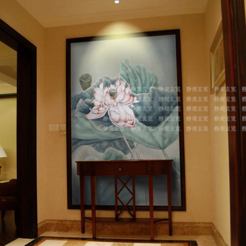 Affiche murale géante moderne chinois - papier peint en soie Ref 2461180