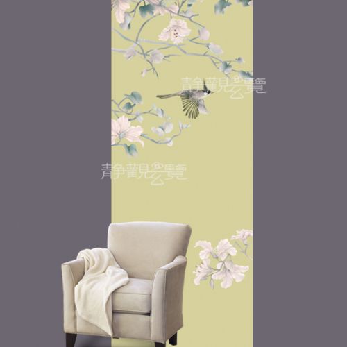 Affiche murale géante moderne chinois - papier peint en soie Ref 2461189