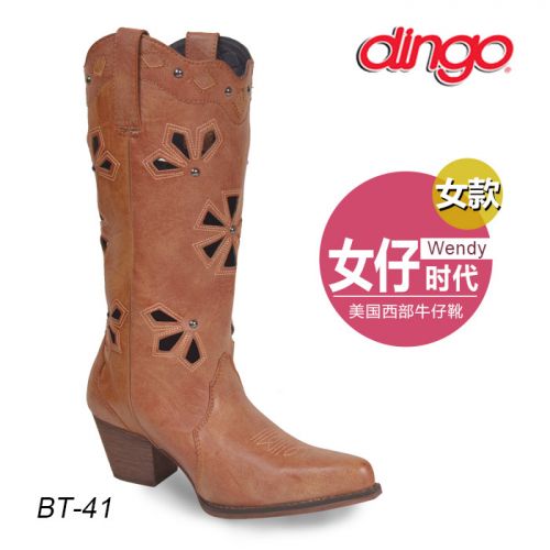 Article équitation bottes de cowboy occidentaux pour femme DINGO - Ref 1387188