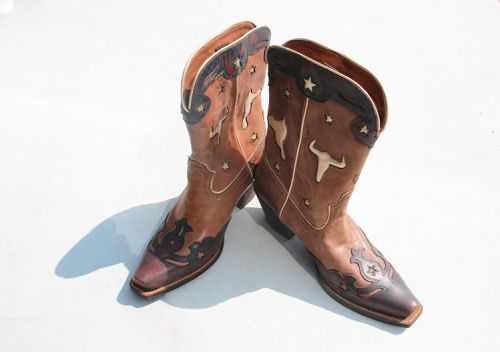 Article sports equestres bottes de cowboy occidentaux pour homme, femme YUANXING - Ref 1383322