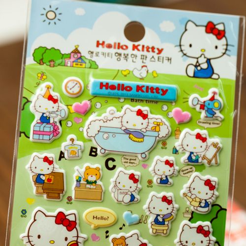 Autocollant pour téléphone mobile HELLO KITTY - Ref 1375086
