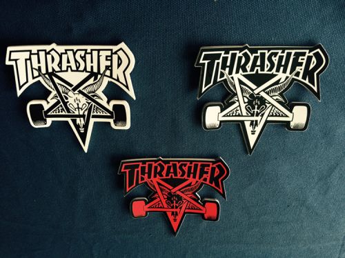 Autocollant pour téléphone portable THRASHER - Ref 1372630