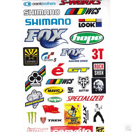 Autocollant pour vélo RUSUOO - Ref 2275982