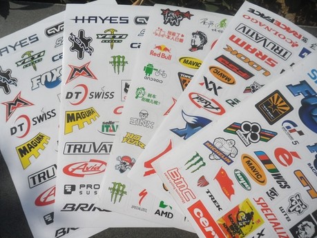 Autocollant pour vélo - Ref 2283760