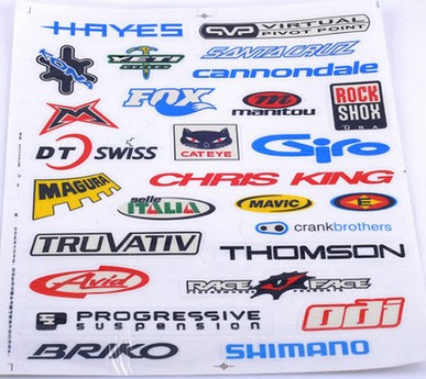 Autocollant pour vélo - Ref 2286076