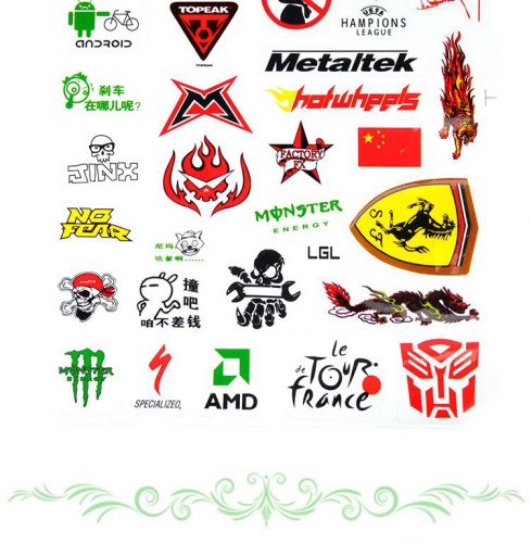 Autocollant pour vélo - Ref 2286276