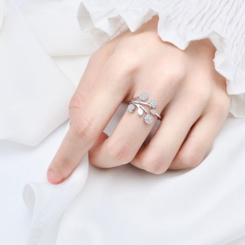 Bague Femme Argentée - Ref 3086573