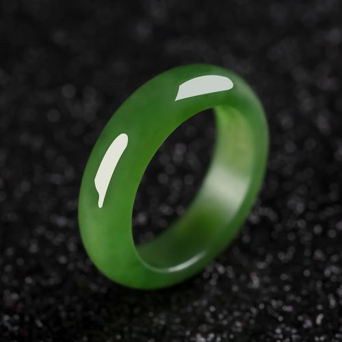 Bague mixte XINWANBAO XIN WANBAO en Hetian jade - Ref 3086804