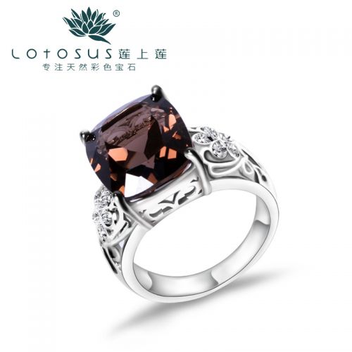 Bague Femme LOTOSUS en Cristal naturel pierre semi-precieuse - Ref 3087602