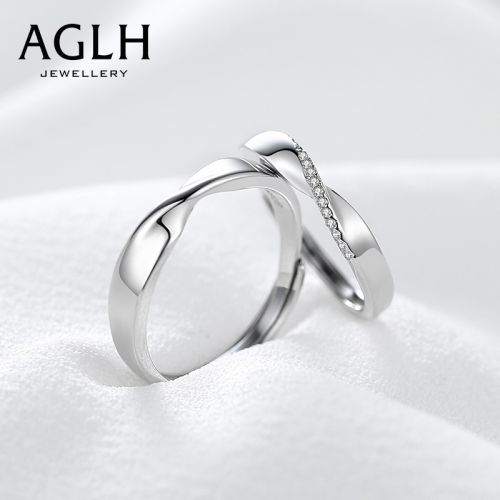 Bague mixte AGLH Argentée - Ref 3088081