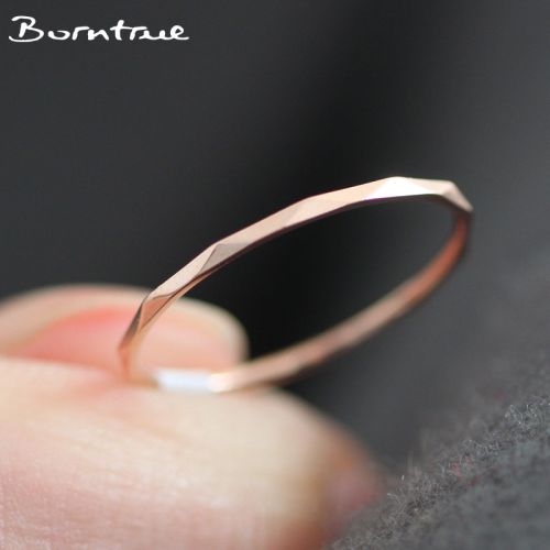 Bague Femme BORNTRUE en Acier au titane - Ref 3088510