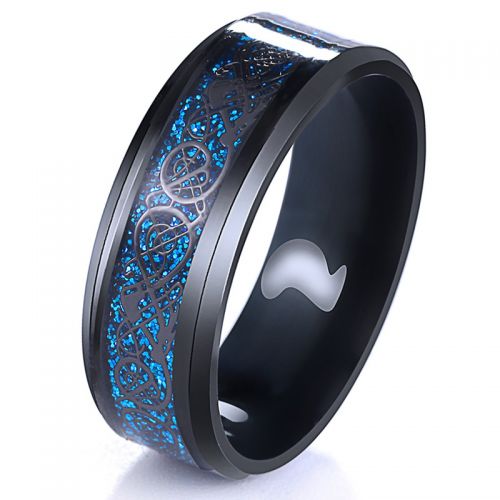 Bague Homme OUTSTANDING en Acier au titane - Ref 3089094