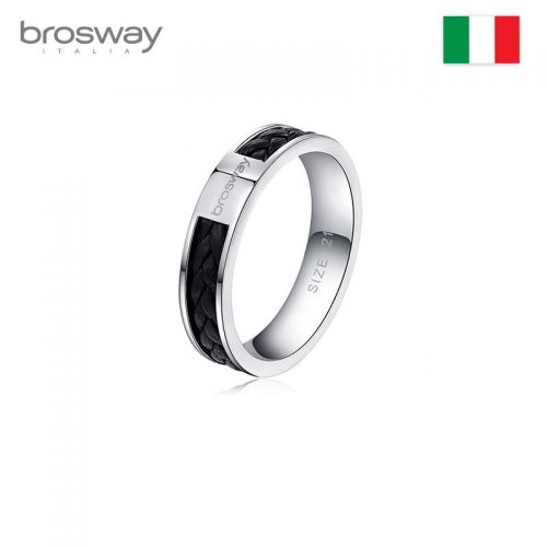 Bague Homme BROSWAY en Acier au titane - Ref 3089112