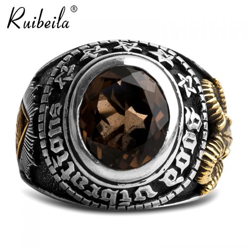 Bague Homme RUIBEILA Argentée - Ref 3089194