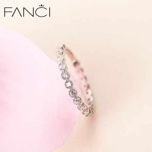 Bague Femme FANCI Argentée - Ref 3089495