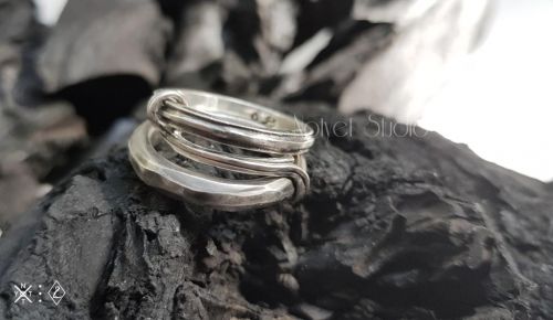 Bague Homme Argentée - Ref 3089548