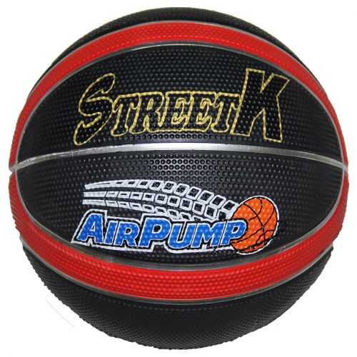 Ballon de basket STREETK en caoutchouc - Ref 1987007