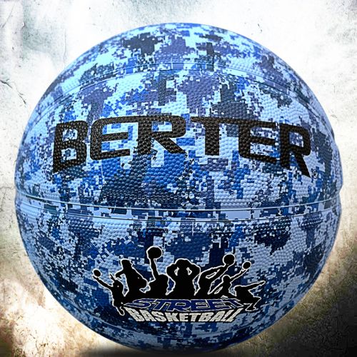 Ballon de basket BERTER en caoutchouc - Ref 1987161