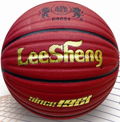 Ballon de basket LEESHENG en PU - Ref 1987593