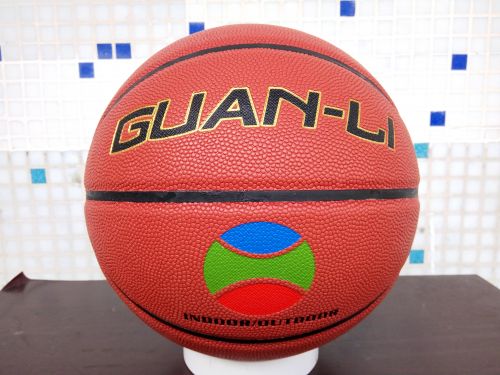 Ballon de basket GUAN-LI en PU - Ref 1987744