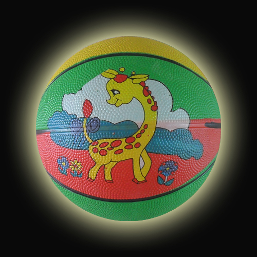 Ballon de basket en caoutchouc - Ref 1987846