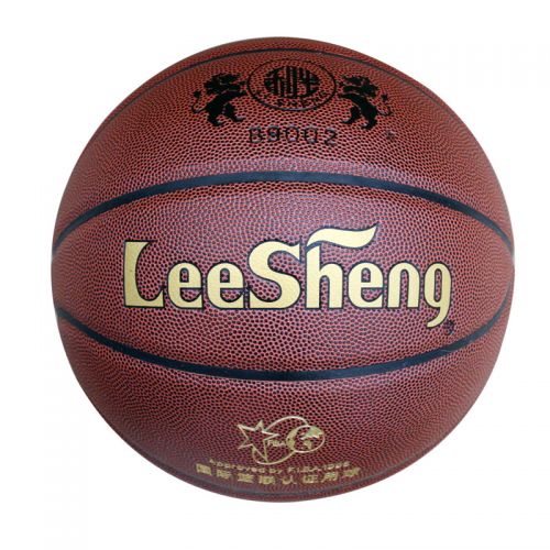 Ballon de basket LEESHENG en PU - Ref 1988148
