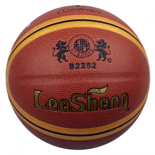 Ballon de basket LEESHENG en PVC - Ref 1988431