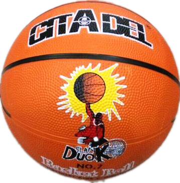 Ballon de basket en caoutchouc - Ref 1988743