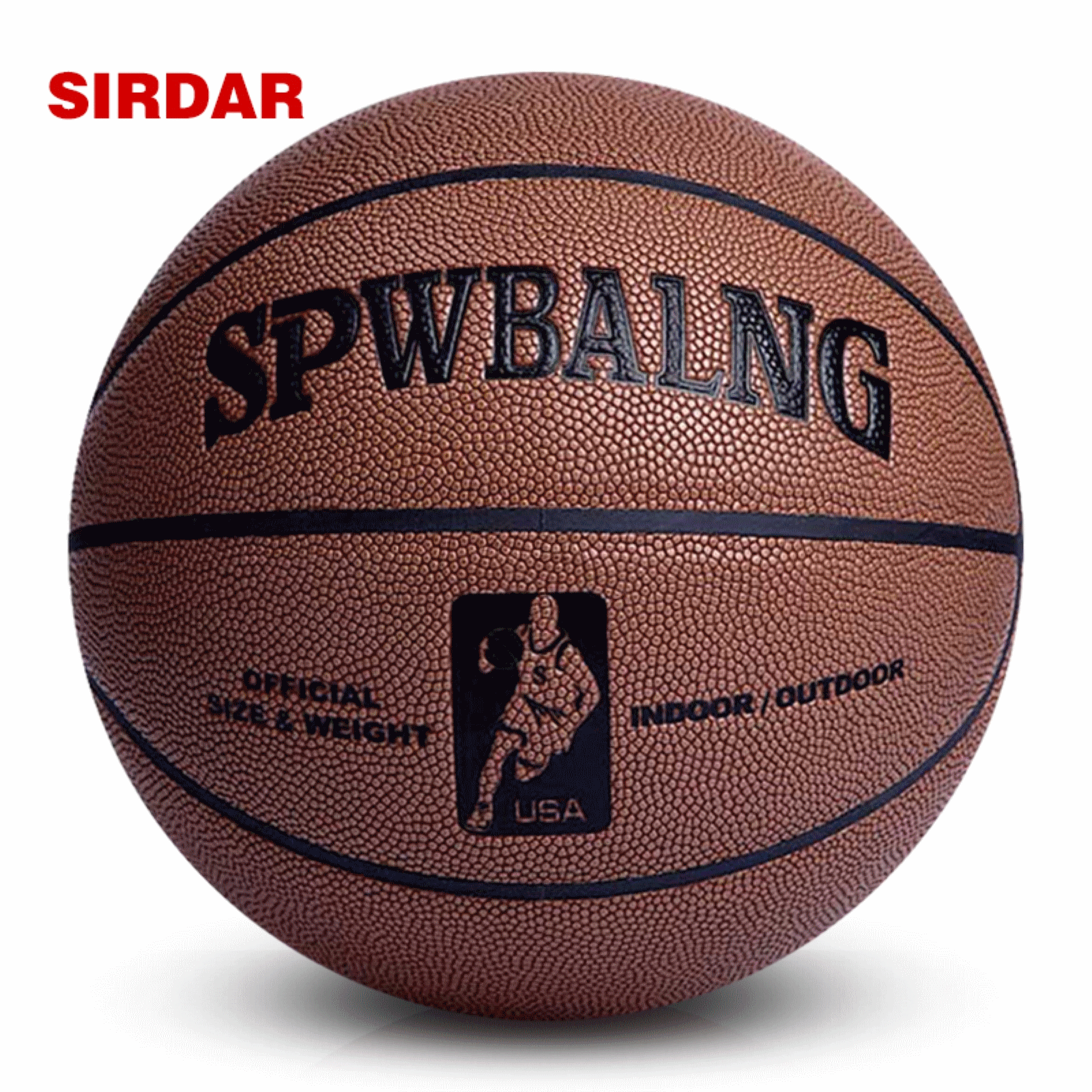 Ballon de basket SIRDAR en PU - Ref 1988931