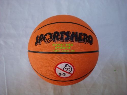 Ballon de basket en caoutchouc - Ref 1989733