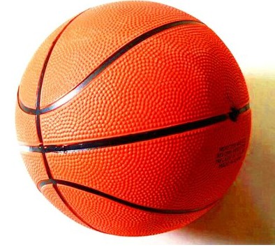 Ballon de basket en caoutchouc - Ref 1990047