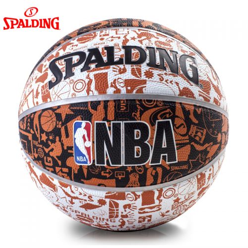 Ballon de basket SPALDING en caoutchouc - Ref 1990450