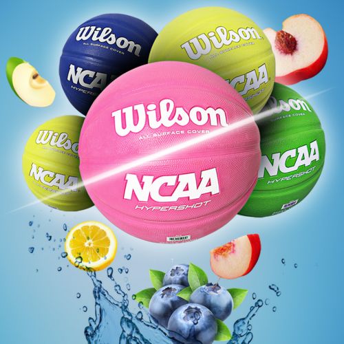 Ballon de basket WILSON en caoutchouc - Ref 1990480