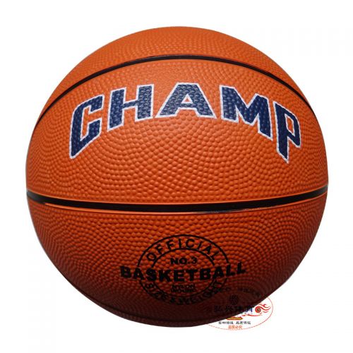 Ballon de basket CHAMP en caoutchouc - Ref 1991083