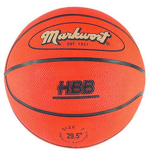 Ballon de basket MARKWORT en caoutchouc - Ref 1991305
