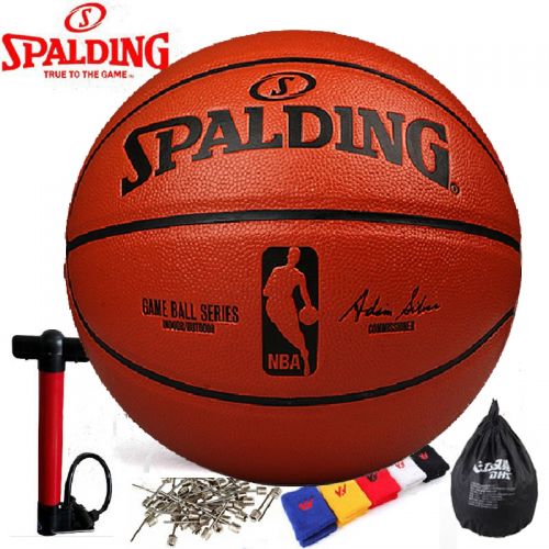 Ballon de basket SPALDING en caoutchouc - Ref 1991414