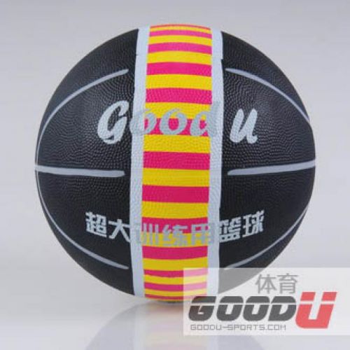 Ballon de basket GOODU en caoutchouc - Ref 1991668
