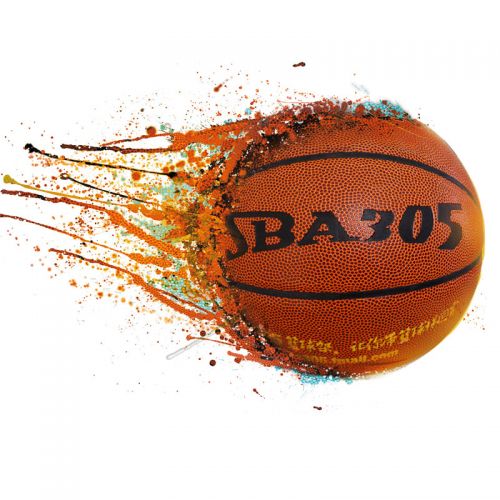 Ballon de basket SBA305 en PVC - Ref 1991861